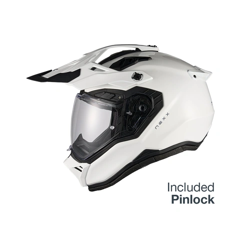 NEXX X.RALLY ADVENTURE HELMET PLAIN WHITE