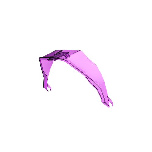 NEXX X.R3R SPOILER EXTENSION (CLEAR PURPLE)