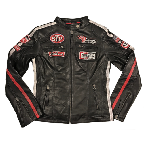 Warson Womens Daytona Black Leather Jacket