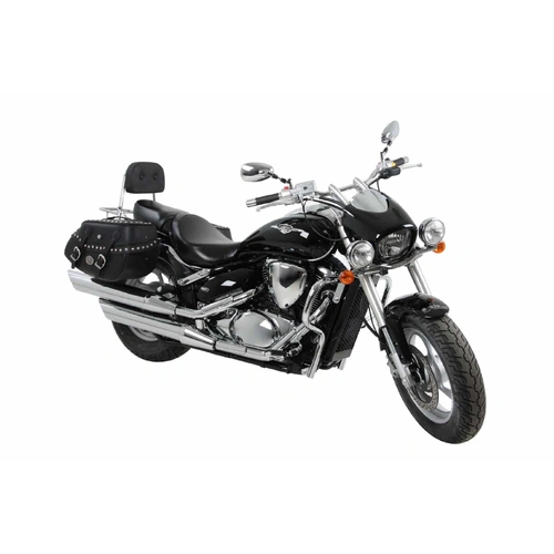 Twinlight auxiliary headlight set (high beam) incl. holder and cable chrome for Suzuki M 800 Intruder (2010-2012)