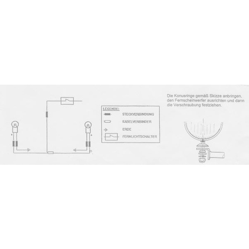 Twinlight-Set Honda VT 750 D2 BlackWidow