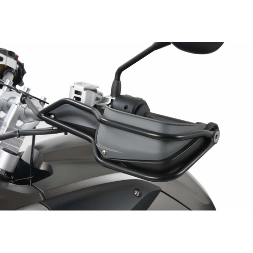 Grip protection for combination with original hand protector for BMW R 1200 GS (2008-2012)/Adventure (2006-2013) set, black (left + right)