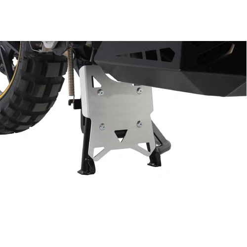 Silver protective plate for Hepco&Becker centre stand for Triumph Tiger Explorer 1200 XR/X/XC/X (2012-2015)