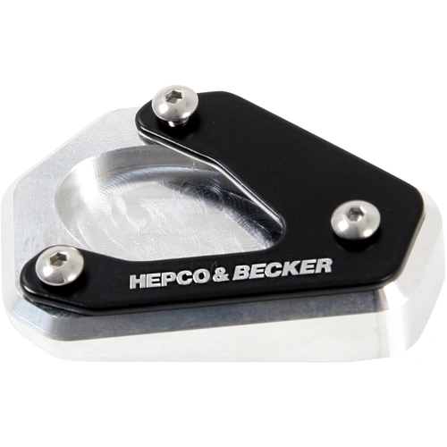 Side stand plate silver/black for Kawasaki Versys 1000 (2015-2018)