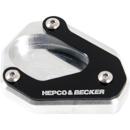 Side stand plate silver/black for Kawasaki KLE 500 / SE (2026-)