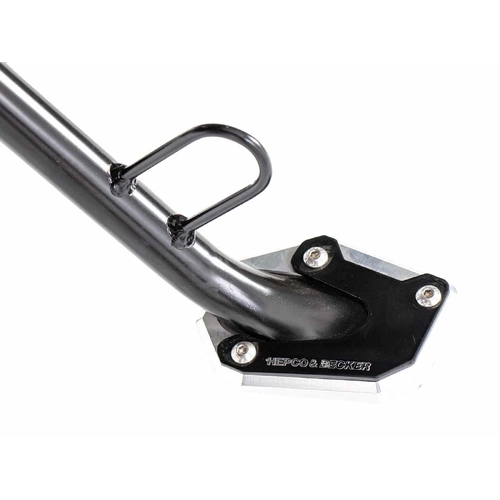 Side stand plate silver/black for Suzuki GSR 750 (2011-2016)