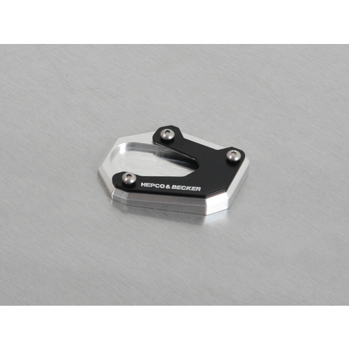 Side Stand Plate silver/black for Suzuki V-Strom 1000 ABS / XT (2014-2019)