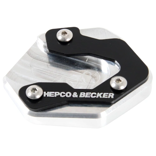 Side stand plate silver/black for Yamaha MT-07 (2018-2020)