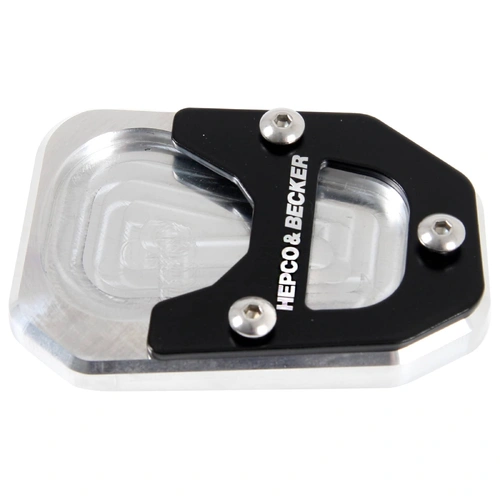 Side stand plate silver/black for BMW R nineT Scrambler (2016-2023)