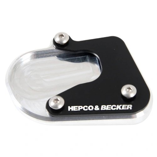 Side stand plate silver/black for BMW F 850 GS (2018-2023)