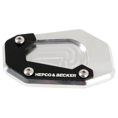 Side stand plate silver/black for BMW R nineT (2014-2016)
