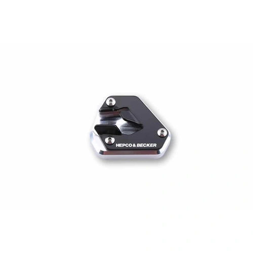 Side stand plate silver/black for Triumph Tiger 800 (2010-2014)