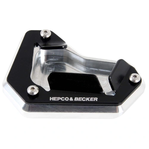 Side stand plate silver/black for Triumph Tiger Explorer 1200 (2012-2015)