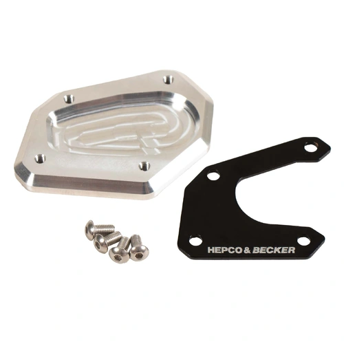 Side stand plate silver/black for KTM 1050/1190 Adventure/R (2013-2016)