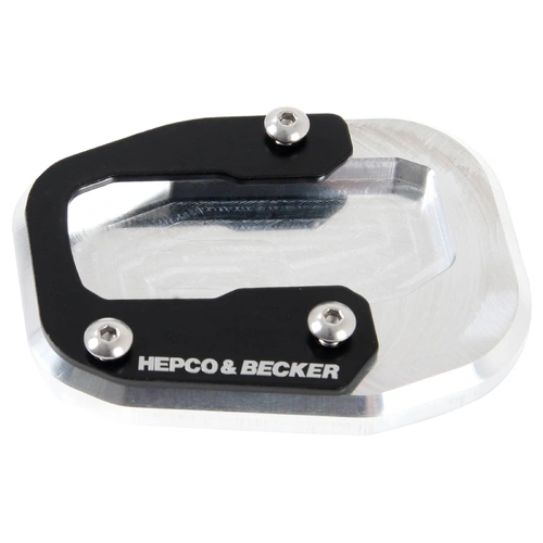 Side stand plate silver/black for Ducati Multistrada 1200/S (2010-2014)