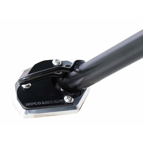Side stand plate silver/black for Triumph Trident 660 (2021-2024)