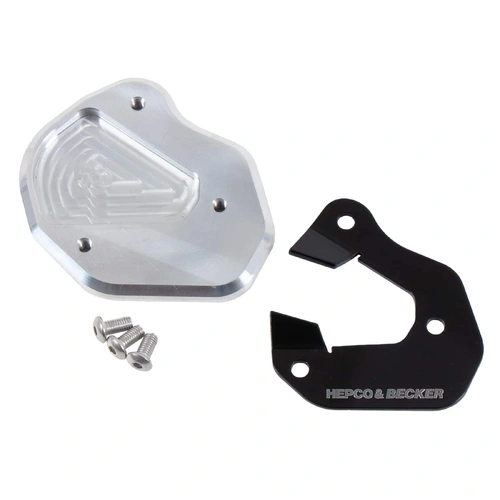 Side stand plate silver/black for KTM 1290 Super Adventure S (2021-2024)