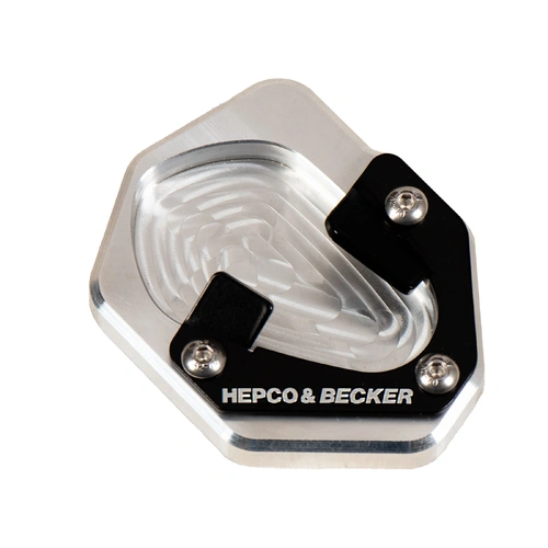 Side stand plate silver/black for Triumph Tiger 1200 Rally Pro / GT Pro / GT (2022-)