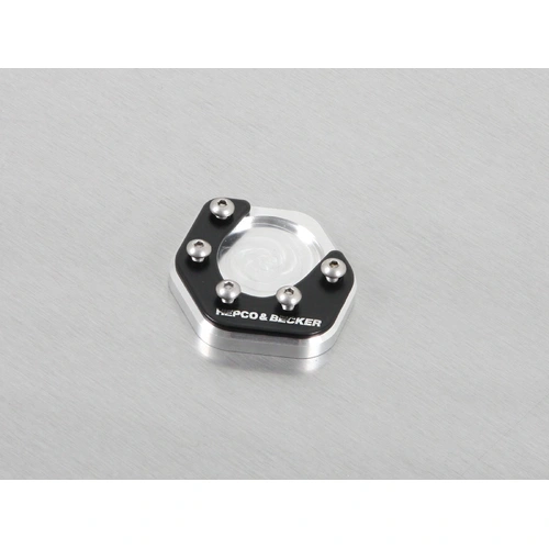 Side stand plate silver/black for KTM 990 LC 8 Adventure (2006-2013)