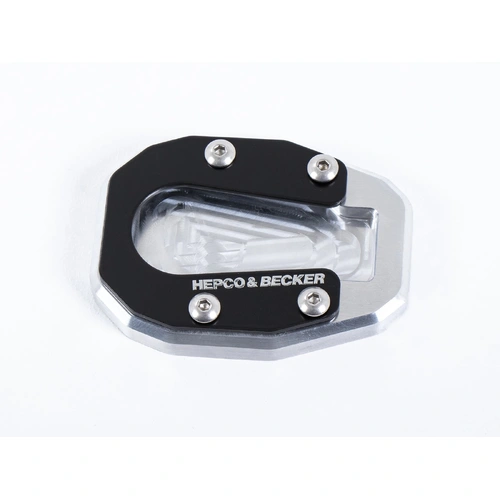 Side stand plate silver/black for Honda CRF 1100L Africa Twin Adventure Sports (2020-2023)