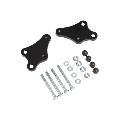 Black adapter set for Hepco&Becker engine guard and tank guard for Honda XL 750 Transalp (2023-2024)