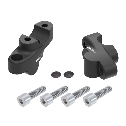 Handlebar riser with offset 30 mm high, 21 mm back, black for Honda CB 1100 EX / RS (2016-2020)