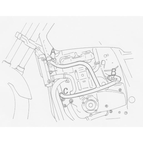 Engine guard Honda CBX 1000 