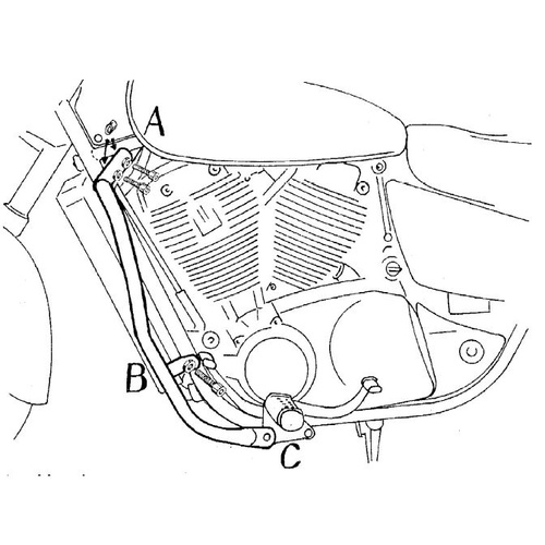 Engine guard Honda VT 1100 C3 Shadow 