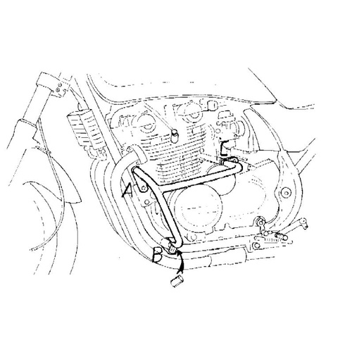 Engine guard Kawasaki Zephyr 750 