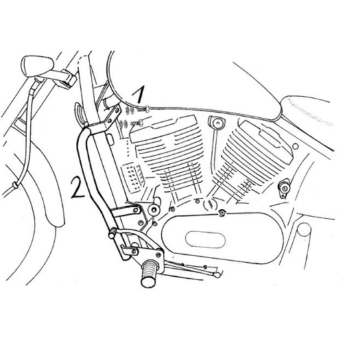 Engine guard Kawasaki VN 800 Classic / up to 1999 