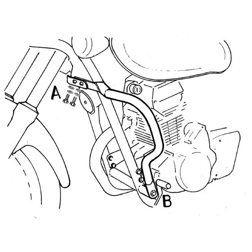 Engine guard Kawasaki EL 125 