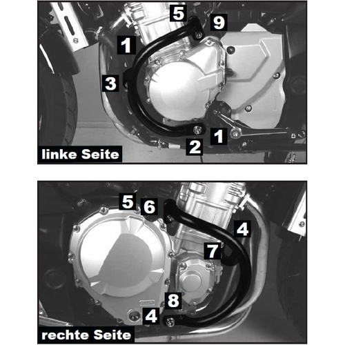 Engine guard Suzuki GSF 1250 / S Bandit / 2007 on 