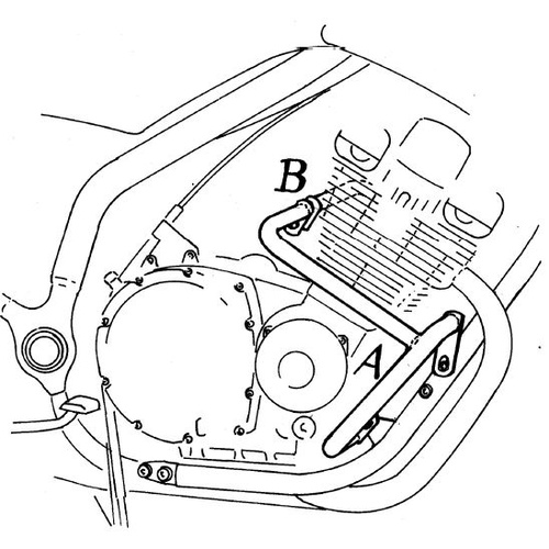 Engine guard Yamaha XJ 900 S Diversion / 1994 on 