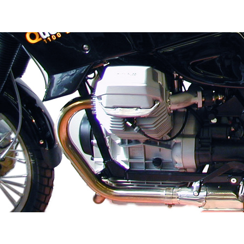 ENGINE PROTECTION BAR BLACK FOR MOTO GUZZI QUOTA 1000 (1992-1998)/1100 ES (1998-2001)