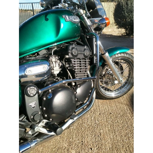 Chrome engine guard for Triumph Thunderbird (1995-1998)