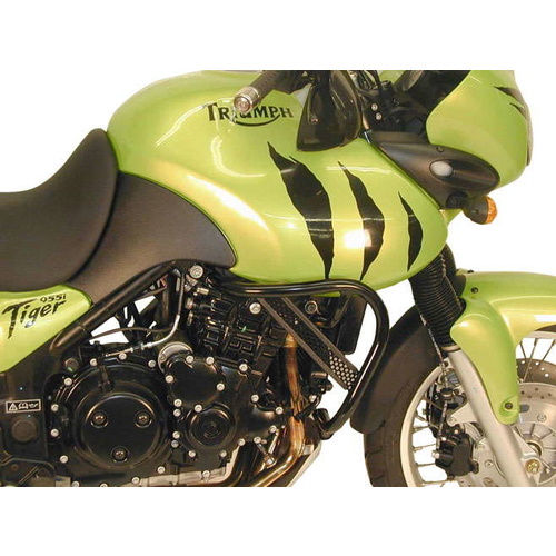 ENGINE PROTECTION BAR BLACK FOR TRIUMPH TIGER 955I (2001-2006)