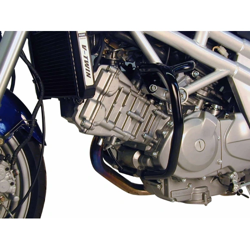 Engine guard black for Hyosung GT 650 Naked (2004-2007)