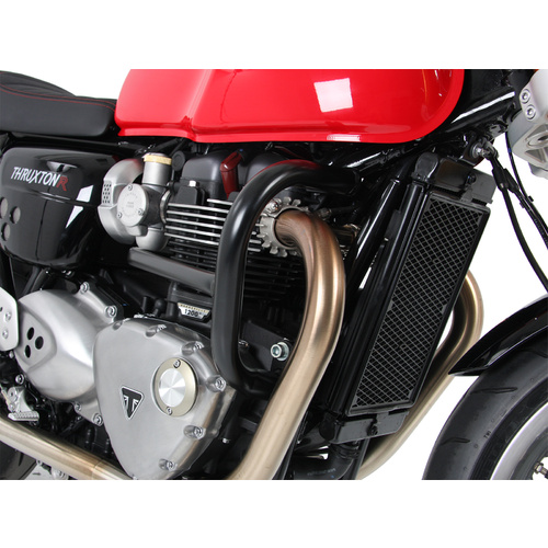Engine guard Triumph various models black Thruxton, Speed Twin, Bonneville, Black