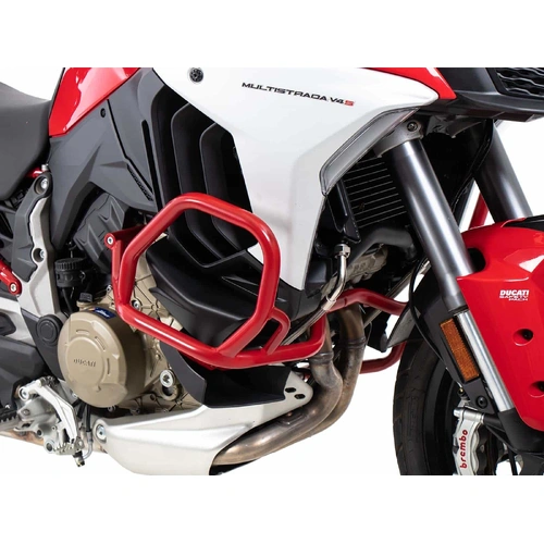 Engine guard red for Ducati Multistrada V4/S/S Sport/Pikes Peak (2021-2024)/Rally(2023-2024)