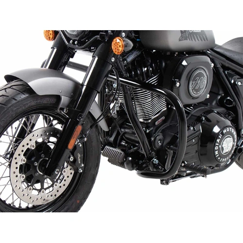 Black engine guard for Indian Chief Dark Horse / Chief Bobber Dark Horse / Super Chief Limited / Sport Chief (2022-)