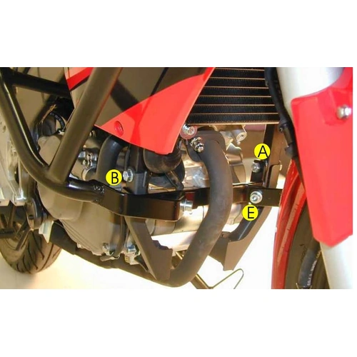 Engine guard black for Honda CBR 125 R (2007-2011)