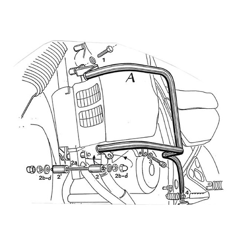 Engine guard Honda XL 600 Transalp 