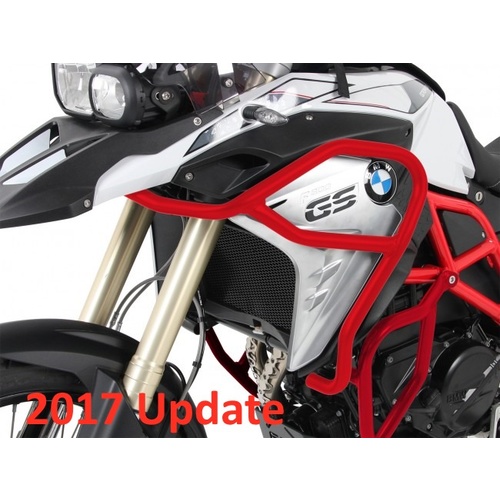 Tank guard BMW F800GS 2017 on red