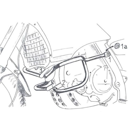 Engine guard Aprilia Pegaso 650 / 1996