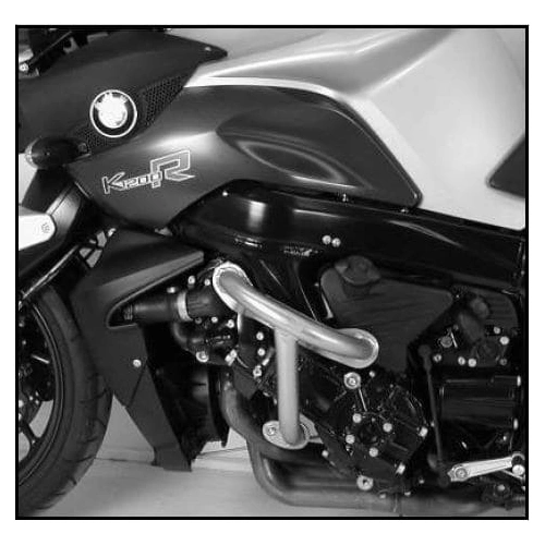 Engine guard black for BMW K 1200 R (2005-2008)/K 1300 R (2009-2016)
