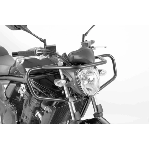 Front guard for model with black pillion footrests black for Suzuki GSF 650 N Bandit (2009-2011)