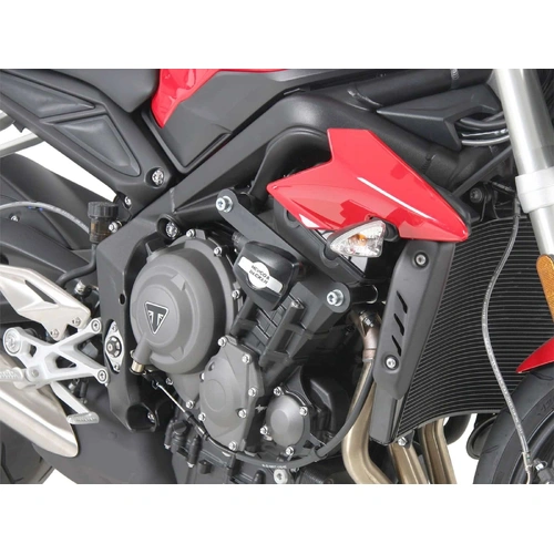 Engine protection pad - black for Triumph Street Triple 765 S/R/RS/R Low/Moto2 (2017-)