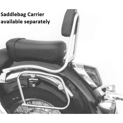 Sissybar without luggage rack chrome for Honda VT 750 C2 (1997-2001)