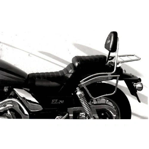 Sissybar without luggage rack chrome for Kawasaki EL 250 (1994)/EL 252 (1996-2003)