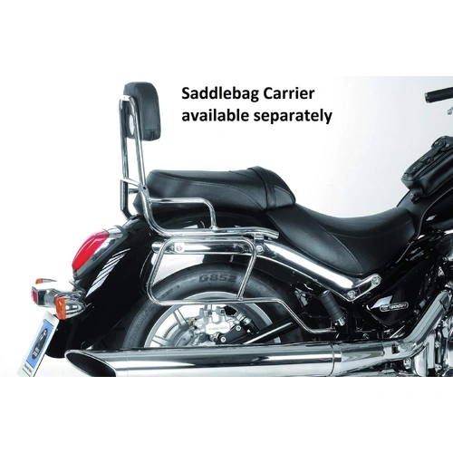 Sissybar without luggage rack chrome for Suzuki C 1800 R Intruder (2008-)